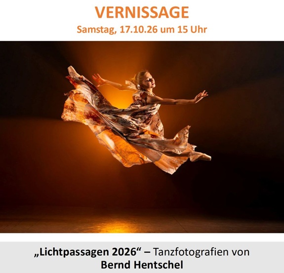 Ausstellung "Lichtpassagen" 2026 AktivioSport, Vernissage am 17.10.2026